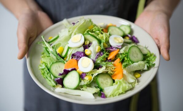 zeleninový salát pro zvýšení potence