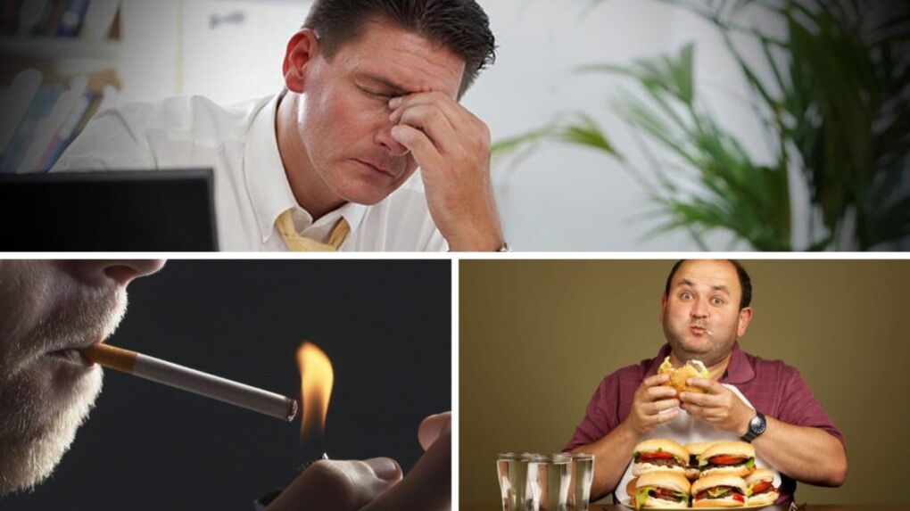 Faktory, které zhoršují mužskou potenci - stres, kouření, podvýživa